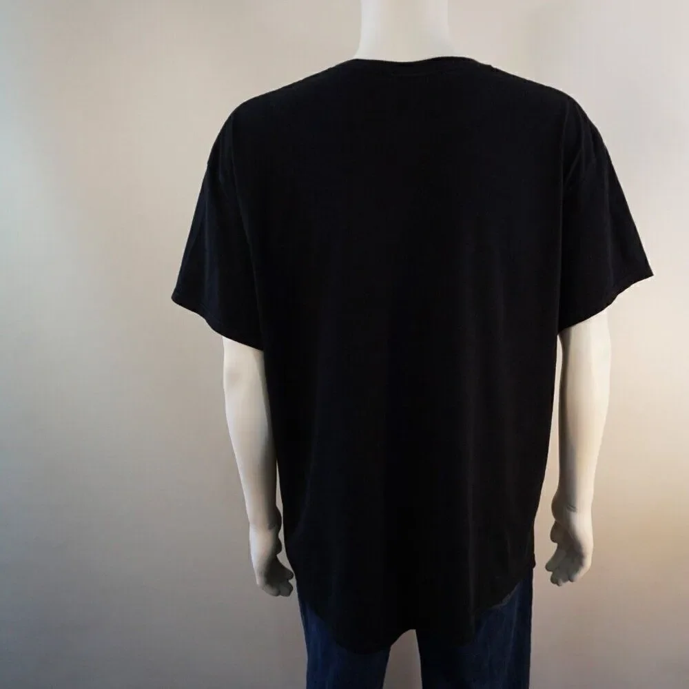 True Religion Crafted With Pride Mens T-shirt XL TR Arch Black Crewneck Cotton